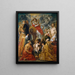 La vénération de l'Eucharistie - Jacob Jordaens — inramlat konstverk på väggen