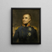 Jonkheer Theodorus Frederik van Capellen 1762-1824 Viceamiral och kommendör för den nederländska flottan utanför Alger 1816 - Jacob Joseph Eeckhout — inramlat konstverk på väggen