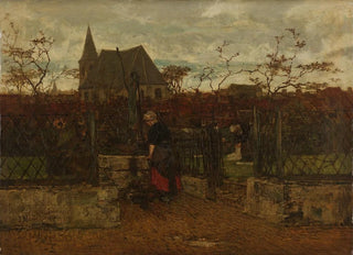 Ett blekningsfält - Jacob Maris — vy av konstverket