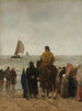 Ankomst av båtar - Jacob Maris — vy av konstverket