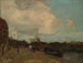Bord du canal - Jacob Maris — vy av konstverket