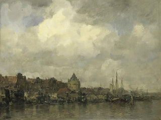 Jacob Maris - De Schreierstoren aan de Buitenkant te Amsterdam.webp
