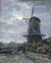 Moulin au clair de lune - Jacob Maris — vy av konstverket