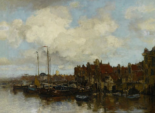 Sur l'Amstel - Jacob Maris — vy av konstverket