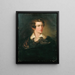 Portrait du comte Alfred Potocki - Jacob Prochinsky — inramlat konstverk på väggen