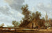 La halte à l'auberge - Jacob Salomonsz van Ruysdael — vy av konstverket