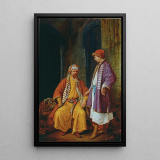 Jacob Toorenvliet - Two Turkish Merchants Conversing.webp