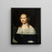 Portrait av Anna Goos - Jacob van Reesbroeck — inramlat konstverk på väggen