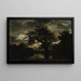 Le Vieux Chêne - Jacob van Ruisdael — inramlat konstverk på väggen