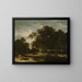 La Grande Forêt - Jacob van Ruisdael — inramlat konstverk på väggen