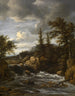 Cascade i Norge - Jacob van Ruisdael — vy av konstverket
