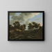 skogigt och kuperat landskap - Jacob van Ruisdael — inramlat konstverk på väggen