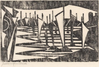 Jacoba van Heemskerck - Compositie Boten in een haven.webp