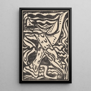 Jacoba van Heemskerck - Compositie Vissen.webp