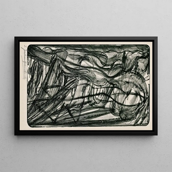 Composition I - Jacoba van Heemskerck — inramlat konstverk på väggen