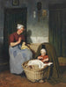 Travailler et jouer - Jacobus Frederick Sterre De Jong — vy av konstverket