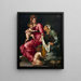 La Vierge à l'Enfant avec sainte Élisabeth et saint Jean-Baptiste - Jacopino del Conte — inramlat konstverk på väggen