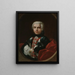 Porträtt av Farinelli Carlo Broschi kallad 1705-1782 sopranist - Jacopo Amigoni — inramlat konstverk på väggen
