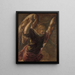 Ange de l'Annonciation à la Vierge - Jacopo Tintoretto — inramlat konstverk på väggen