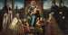 Le Doge Alvise Mocenigo och hans familj framför Jungfru Marias barn - Jacopo Tintoretto — vy av konstverket