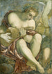 Muse med lutan - Jacopo Tintoretto — vy av konstverket