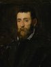 porträtt av en skäggig man, kanske prins Antonio di Santacroce från Rom - Jacopo Tintoretto — vy av konstverket