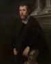 humanisten Giovanni Paolo Cornaro - Jacopo Tintoretto — vy av konstverket