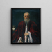 Portrait du procureur Alessandro Gritti - Jacopo Tintoretto — inramlat konstverk på väggen