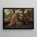 La Découverte de Moïse - Jacopo Tintoretto — inramlat konstverk på väggen