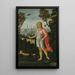 Saint Jean-Baptiste - Jacopo del Sellaio — inramlat konstverk på väggen