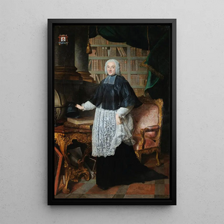 JacquesAndrJoseph Aved - Portrait of the Abbot Dieudonn Chaumont de la Galaisire.webp