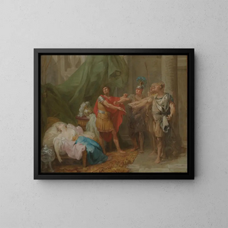 Le Serment de Brutus - Jacques-Antoine Beaufort — inramlat konstverk på väggen