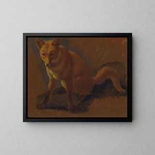 JacquesLaurent Agasse - Study of a Fox.webp