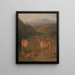 Vigognes - Jacques-Laurent Agasse — inramlat konstverk på väggen