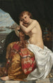 Venedigstafé på sitt bad - Jacques-Louis-Jules David — vy av konstverket