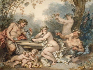 Nymf och faun - Jacques-Philippe Caresme — vy av konstverket