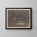 Bol med plommon - Jacques Fabien Gautier d'Agoty — inramlat konstverk på väggen