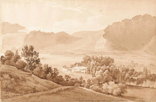 Jacques Henri Juillerat - Vue de la Chadou au Lac de Thoune.webp