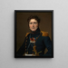 Comte Henri Amédée Mercure De Turenne D'Aynac - Jacques Louis David — inramlat konstverk på väggen