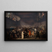 Le Serment du Jeu de Paume le 20 juin 1789 - Jacques Louis David — inramlat konstverk på väggen