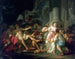La Mort de Sénèque - Jacques Louis David — vy av konstverket