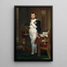 L'Kejsare Napoleon i sitt arbetsrum i Tuileries - Jacques Louis David — inramlat konstverk på väggen