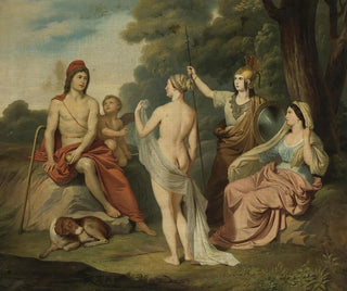 Le Jugement de Paris - Jacques Louis David — vy av konstverket