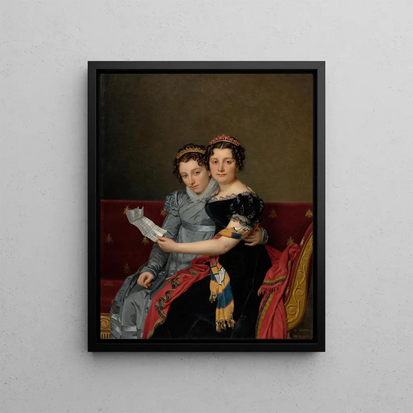 Jacques Louis David - The Sisters Znade And Charlotte Bonaparte.webp