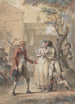 Le baiser rendu - Jacques Louis François Touzé — vy av konstverket