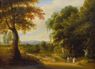Jacques dArthois - Landscape with Entrance to a Forrest.webp