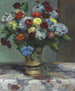blomsterbukett med hortensior - Jacques-Émile Blanche — vy av konstverket