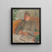 Portrait de Francis Poulenc - Jacques-Émile Blanche — inramlat konstverk på väggen