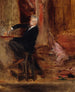 konstnären Jules Chéret 1836-1933 i hans ateljé - Jacques-Émile Blanche — vy av konstverket