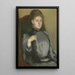 Portrait d'une femme - Jacques-Émile Blanche — inramlat konstverk på väggen